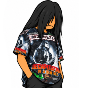 Official Rez Metal Magazine™ tee w/ mag cover all-over print (limited edition)